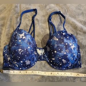 Victoria's Secret Midnight Blue Celestial Pushup Bra